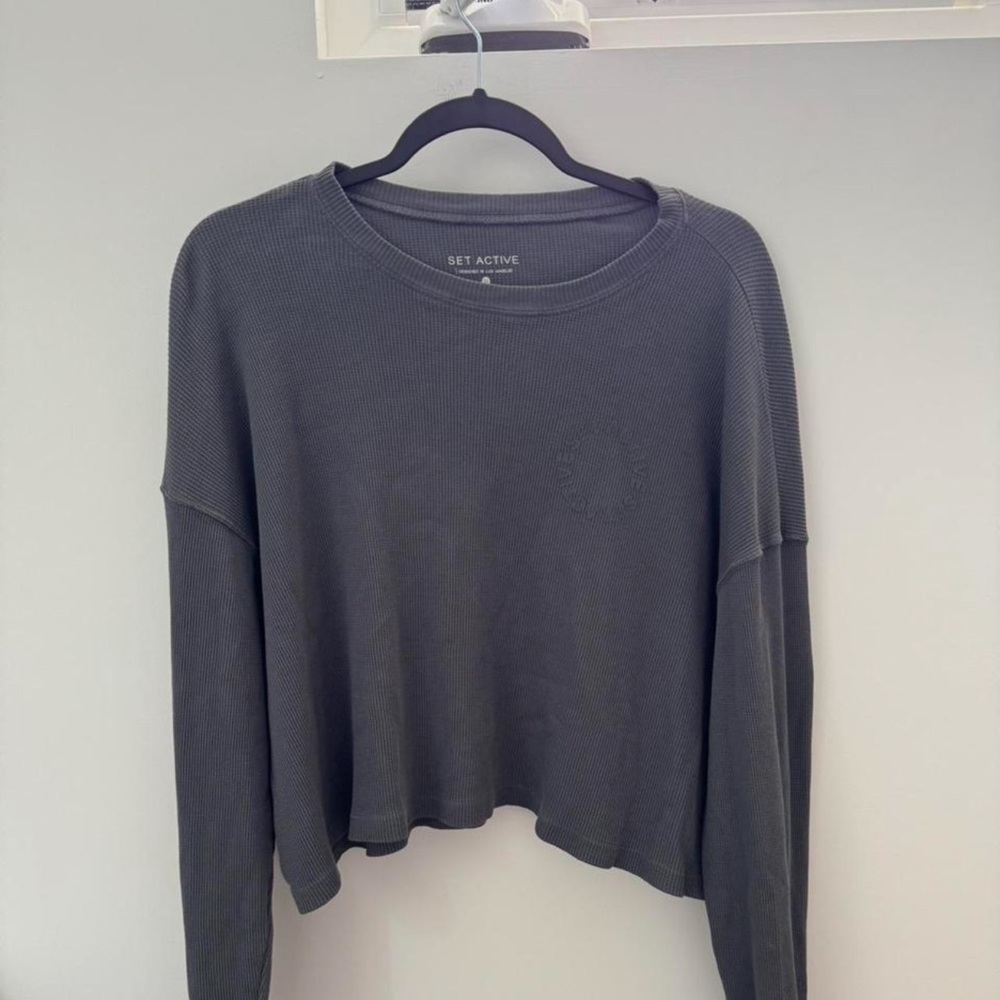 SET Active Charcoal Long Sleeve Top